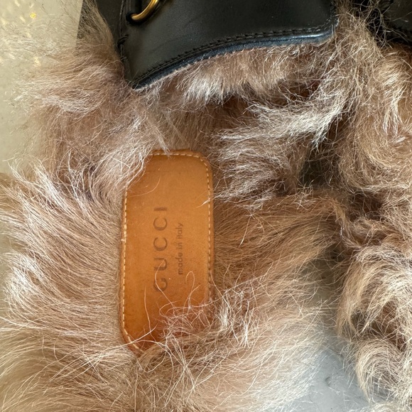 Gucci Princetown Tiger Leather & Fur Loafers 38 - Picture 4 of 11